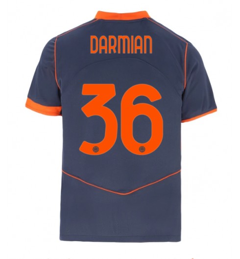 Inter Milan Matteo Darmian #36 Alternativní Dres 2025-26 Krátký Rukáv Inter Milan Matteo Darmian #36 Alternativní Dres 2025-26 Krátký Rukáv